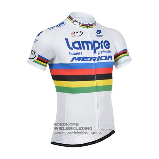 2013 Fietsshirt UCI Mondo Kampioen Lider Lampre Merida